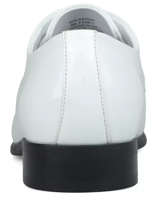 Men's Walkerr Lace-Up Dress Shoes, Exclusively at Modazone - White Linen - 3