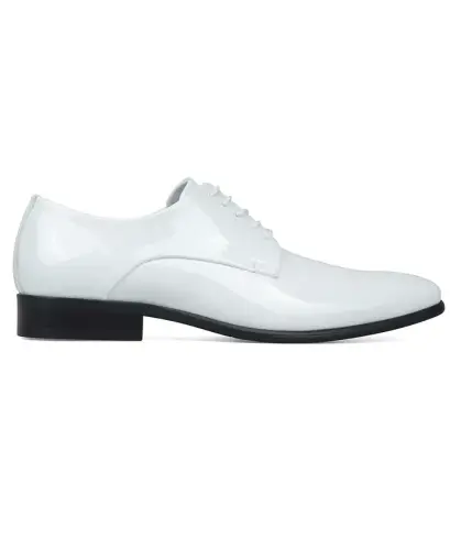 Men's Walkerr Lace-Up Dress Shoes, Exclusively at Modazone - White Linen - ALFANI (1)