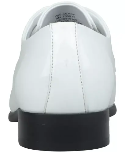 Men's Walkerr Lace-Up Dress Shoes, Exclusively at Modazone - White Linen - 5