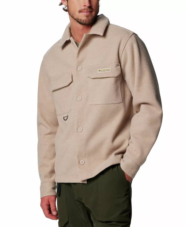 Men's Wallowa Button-Front Shirt Jacket Crushed Clay - 3