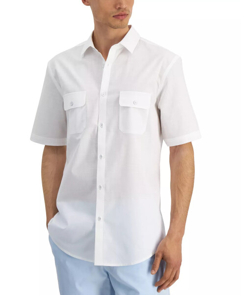 Men's Warren Shirt, Created for Modazone Bright White - 1