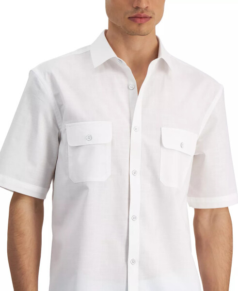 Men's Warren Shirt, Created for Modazone Bright White - 3