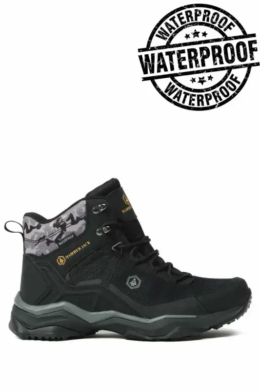 Men's Waterproof Boot Waldo M Men's Boot Shoe 101 21752-MSYHSBlack-Kamu Black - 1