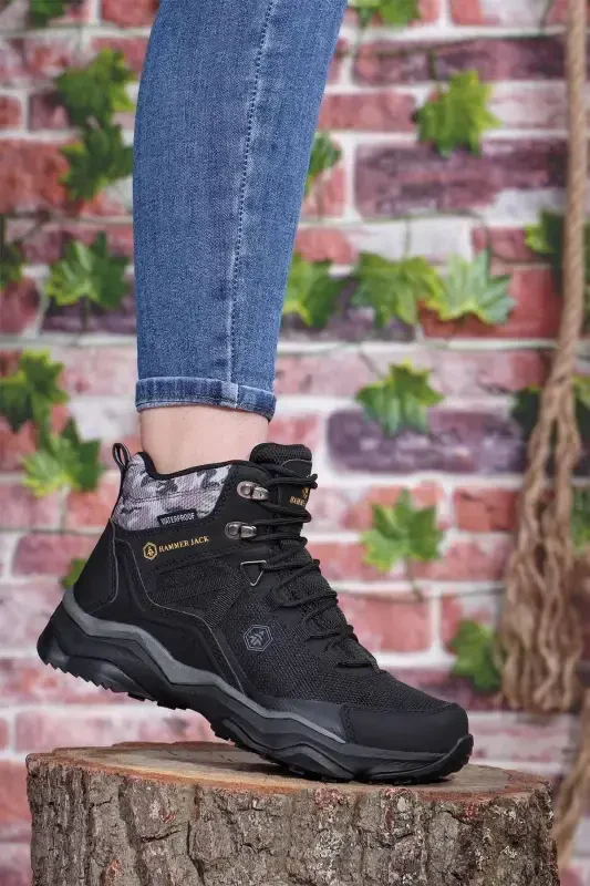 Men's Waterproof Boot Waldo M Men's Boot Shoe 101 21752-MSYHSBlack-Kamu Black - 2