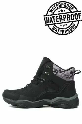 Men's Waterproof Boot Waldo M Men's Boot Shoe 101 21752-MSYHSBlack-Kamu Black - 3