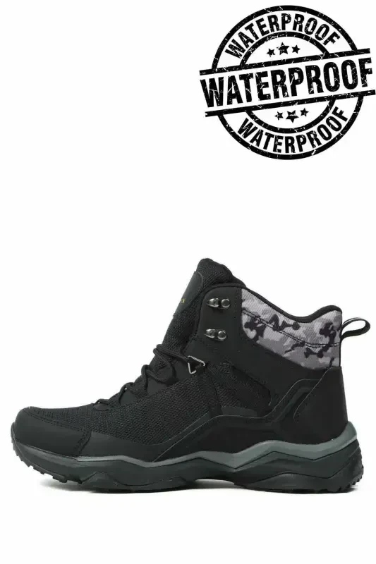 Men's Waterproof Boot Waldo M Men's Boot Shoe 101 21752-MSYHSBlack-Kamu Black - 3