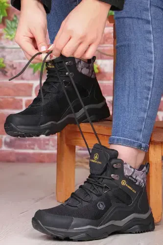 Men's Waterproof Boot Waldo M Men's Boot Shoe 101 21752-MSYHSBlack-Kamu Black - 4