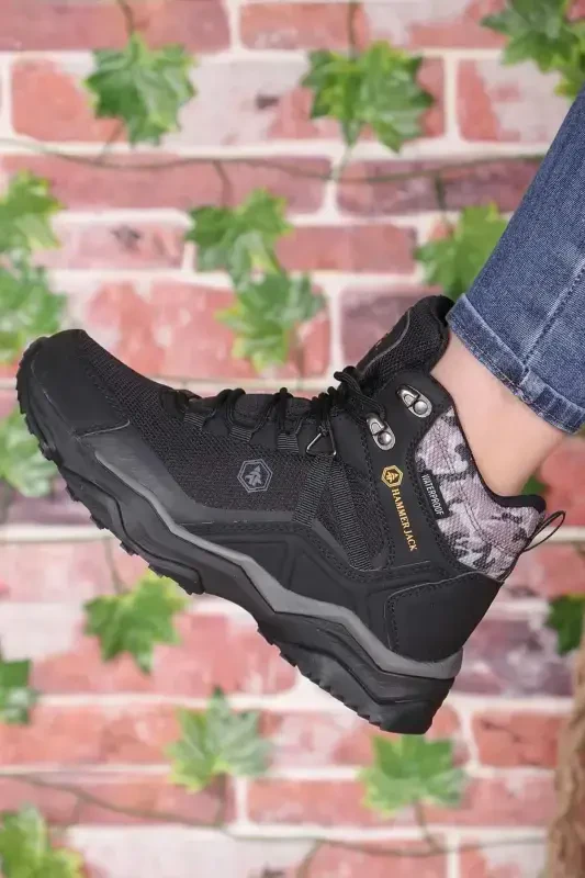 Men's Waterproof Boot Waldo M Men's Boot Shoe 101 21752-MSYHSBlack-Kamu Black - 5