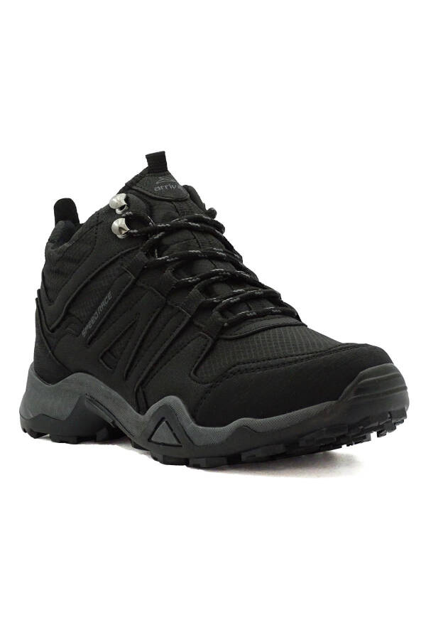 Men's Waterproof Non-Slip Black Trekking Casual Boots - 1