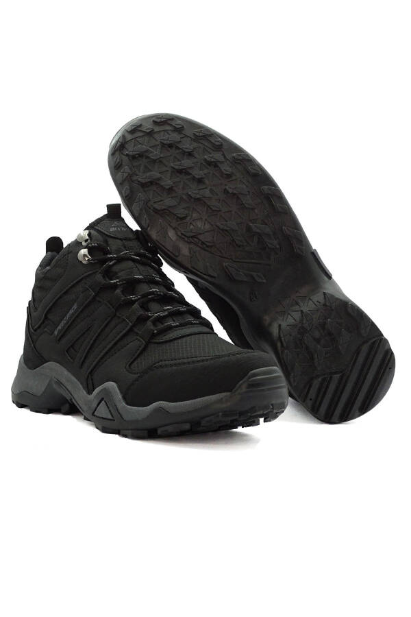 Men's Waterproof Non-Slip Black Trekking Casual Boots - 2