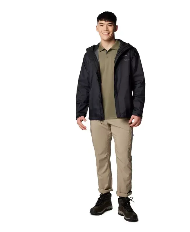 Men's Watertight II Water-Resistant Rain Jacket - Black - 5
