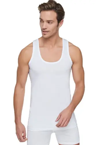 Men's White 6-Pack Classic Undershirt Elf568t0102ccm6 