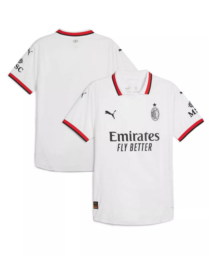 Men's White AC Milan 2024/25 Away Authentic Jersey White - 1