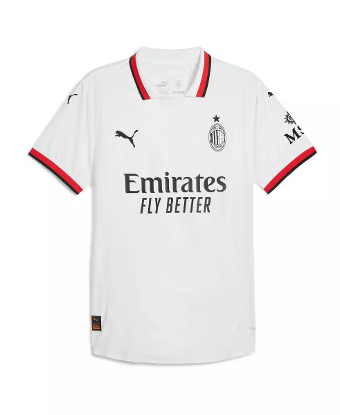 Men's White AC Milan 2024/25 Away Authentic Jersey White - 2