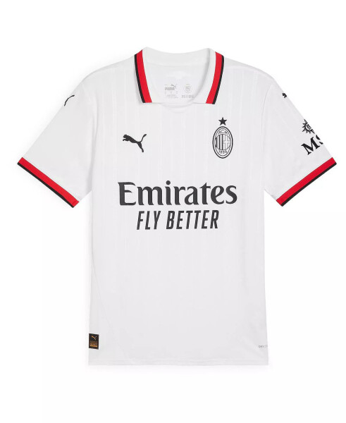 Men's White AC Milan 2024/25 Away Replica Jersey White - 3