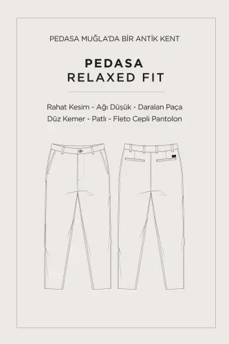Men's White Carrot Fit Diagonal Pattern Knit Pants - 6