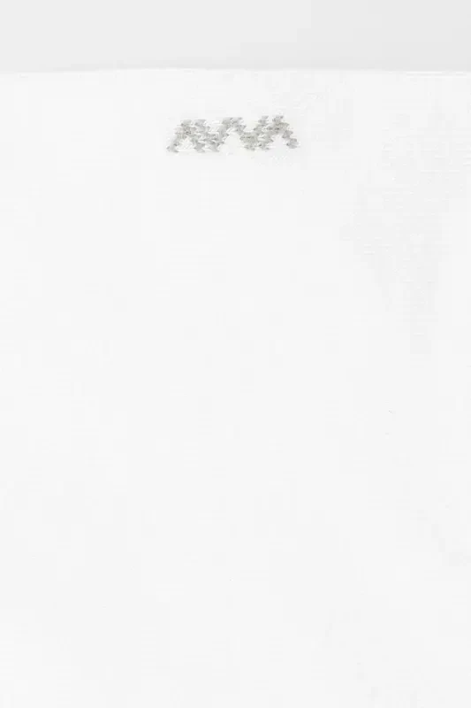 Men's White Cotton Ankle Socks B008556-White - 3