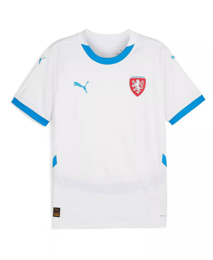 Men's White Czech Republic National Team 2024 Away Replica Jersey White - 2