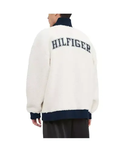 Men's White Dallas Cowboys Jordan Sherpa Quarter-Zip Jacket - 3