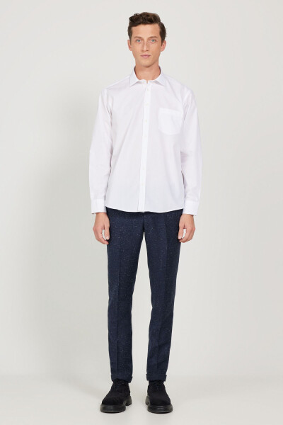 Men's White Easy Iron Comfort Fit Wide - ALTINYILDIZ CLASSICS (1)
