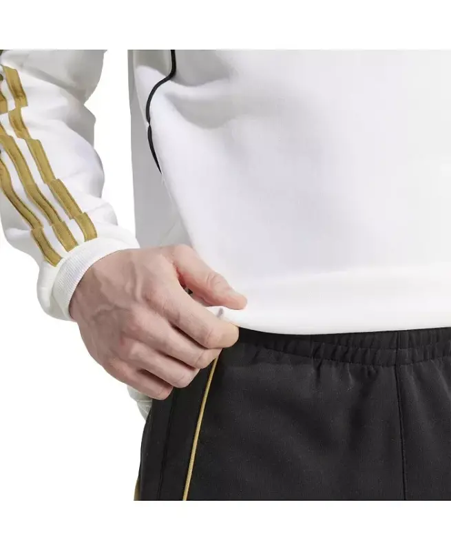 Men's White LAFC 2025 Travel Pullover Hoodie-White - 4