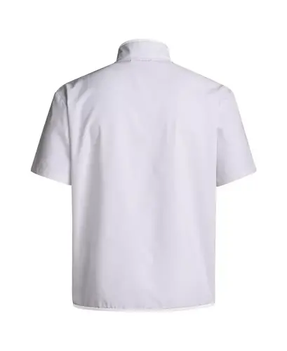 Men's White Nebraska Huskers Coaches Sideline Half-Zip Short Sleeve Jacket-White - ADIDAS (1)