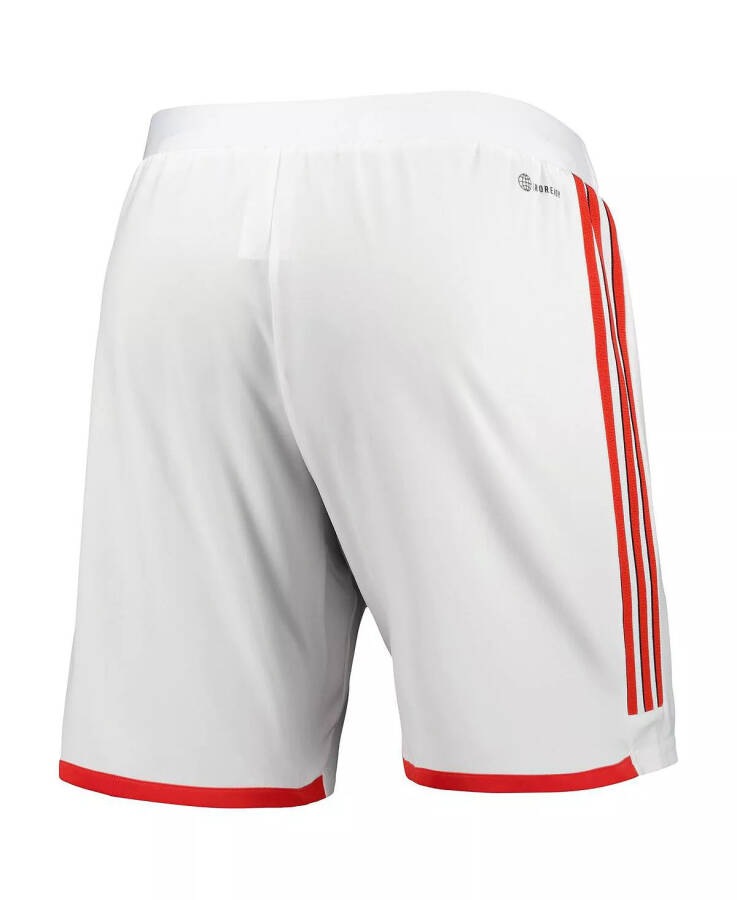 Men's White New England Revolution 2023 Away AEROREADY Authentic Shorts White - 8