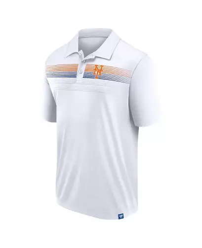 Men's White New York Mets Big Tall Victory For Us Interlock Polo Shirt - 3