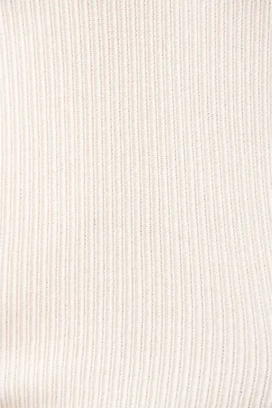 Men's White Polo Collar Knit - 5