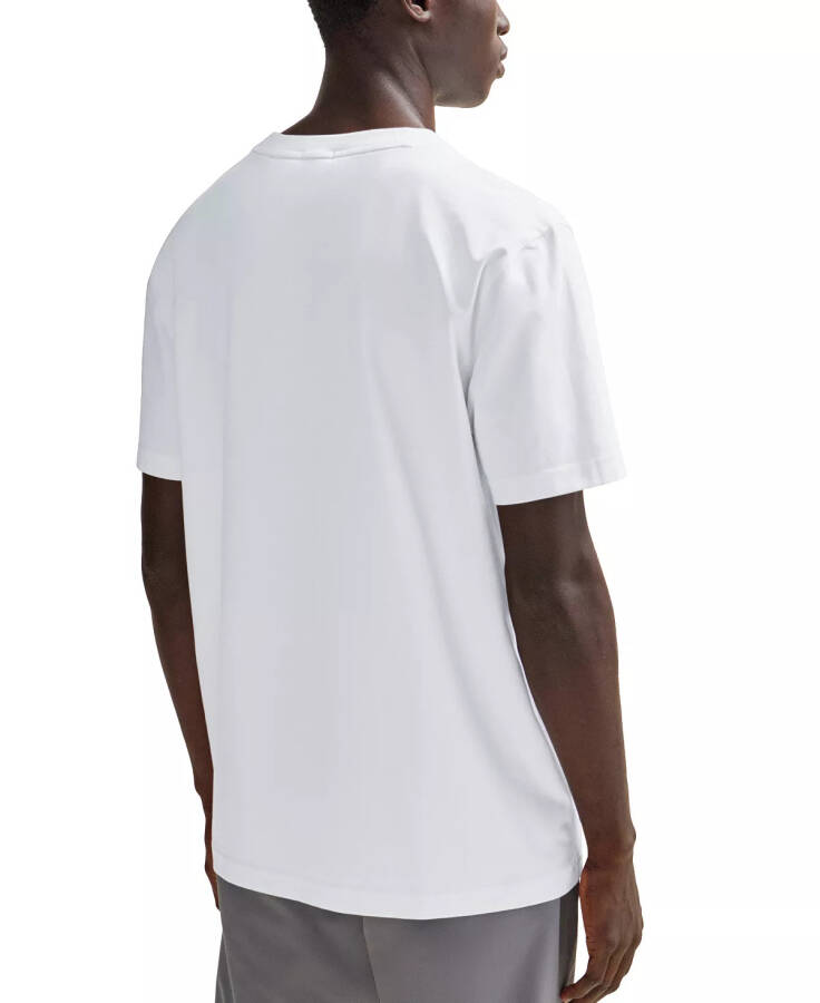 Men's White Regular-Fit T-shirt - 2