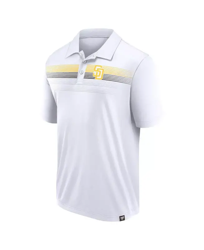 Men's White San Diego Padres Big Tall Victory for Us Interlock Polo - 3