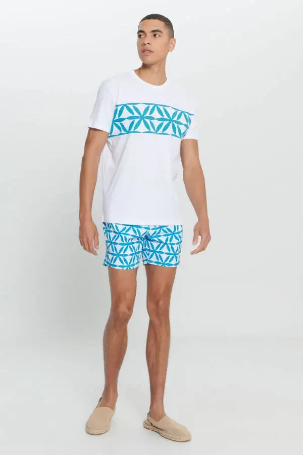 Men's White Standard Fit Regular Cut 100% Cotton B - 2