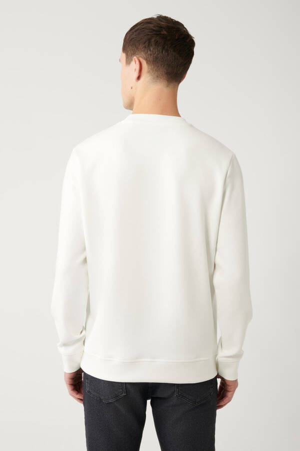 Men's White Sweatshirt - 11