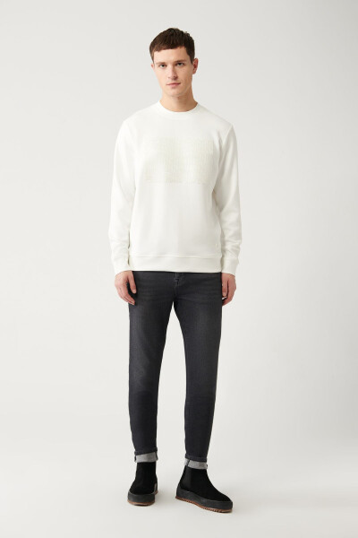 Men's White Sweatshirt - 14