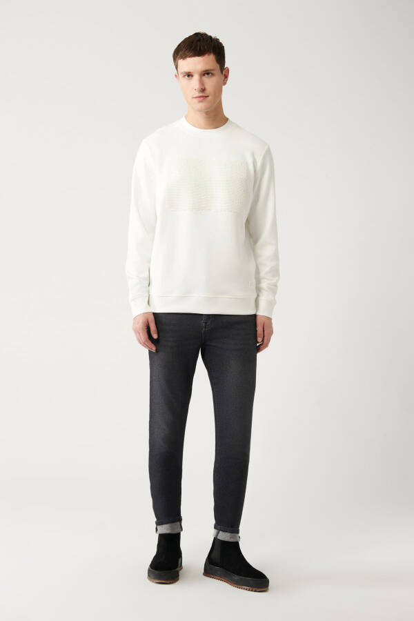 Men's White Sweatshirt - 14