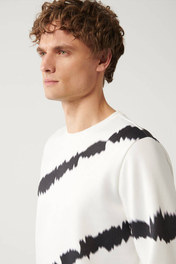 Men's White Sweatshirt - 8