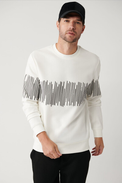 Men's White Sweatshirt - 2