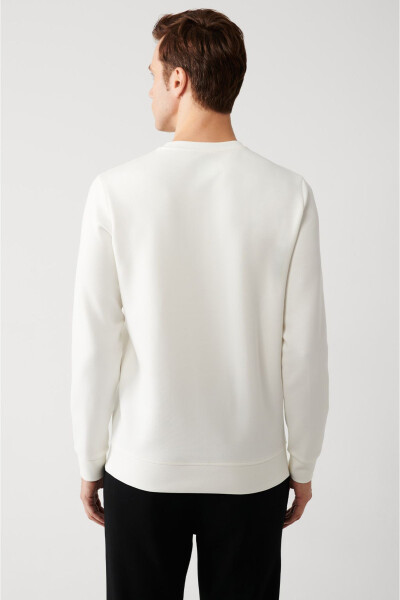 Men's White Sweatshirt - 11