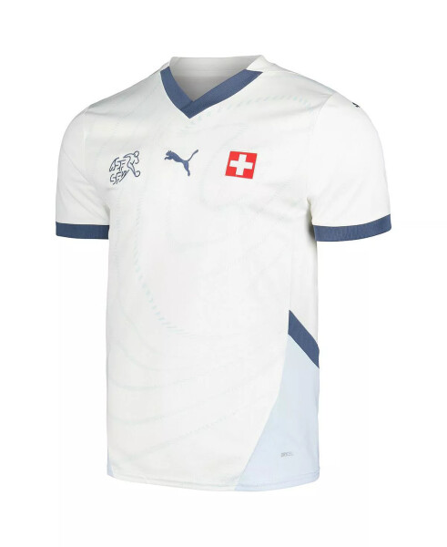 Men's White Switzerland National Team 2024 Away Replica Jersey White - 3