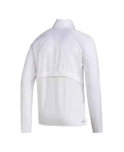 Men's White Texas A&M Aggies Sideline AEROREADY Raglan Sleeve Quarter-Zip Jacket-White - 4