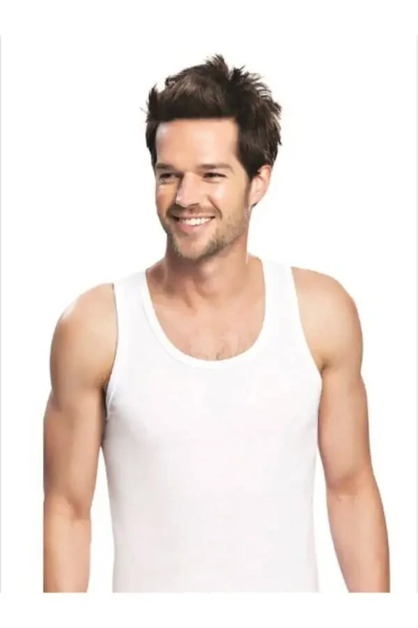 Men's White Undershirt 3 Pack - 1