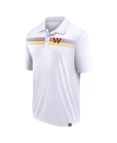 Men's White Washington Commanders Victory For Us Interlock Polo Shirt - 3