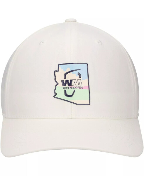 Men's White WM Phoenix Open Tech Adjustable Hat White - 3