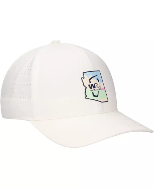 Men's White WM Phoenix Open Tech Adjustable Hat White - 4