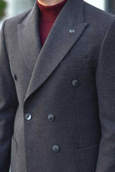 Men's winter wool coat - 6