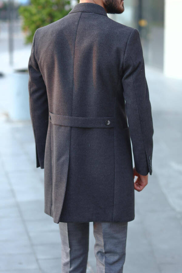 Men's winter wool coat - 7