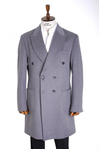 Men's winter wool coat - 1