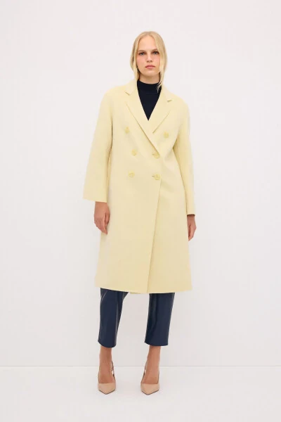 Men's Wool Blend Overcoat With Collar - ADL