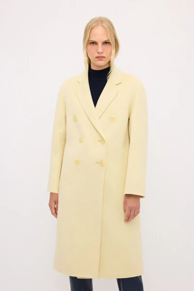 Men's Wool Blend Overcoat With Collar - ADL (1)