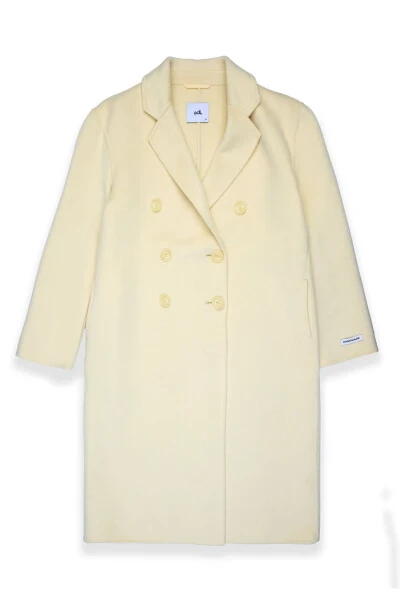 Men's Wool Blend Overcoat With Collar - 8